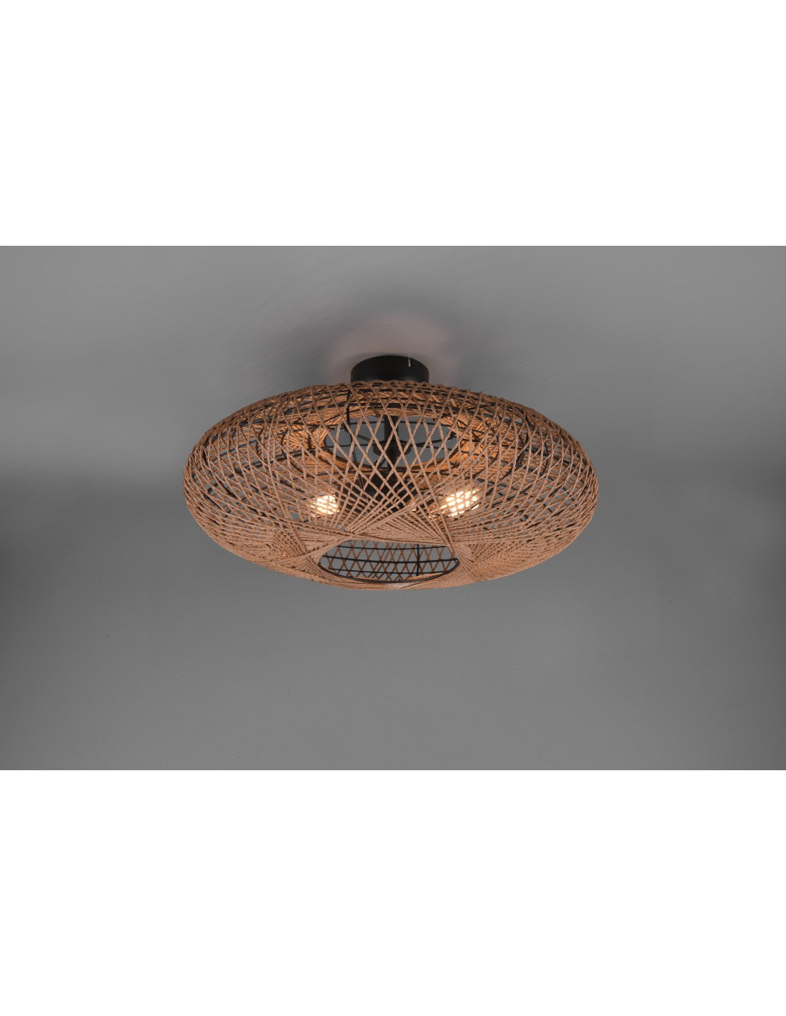 Hedda Trio Lighting Abat-jour de plafond en fibre naturelle