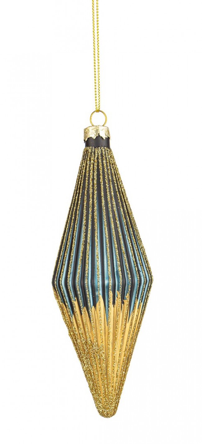 12x Pendentif Pointu Vt Modish Bleu