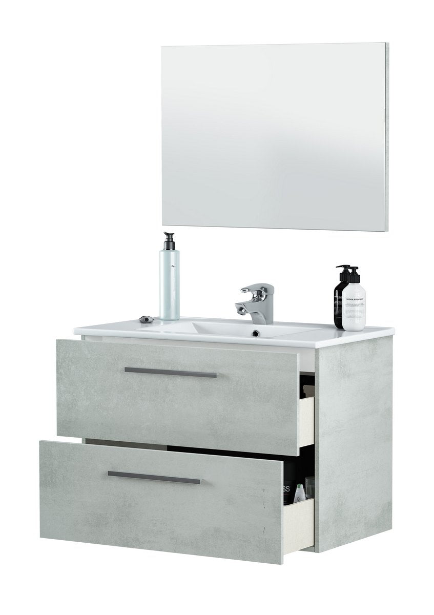 Armoire de salle de bain suspendue Aruba/Arnold (à assembler)