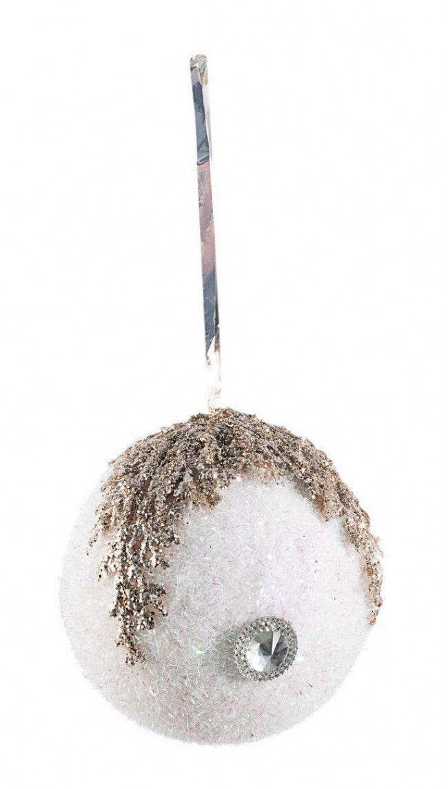 8x Sphère de conte de fées blanche D100