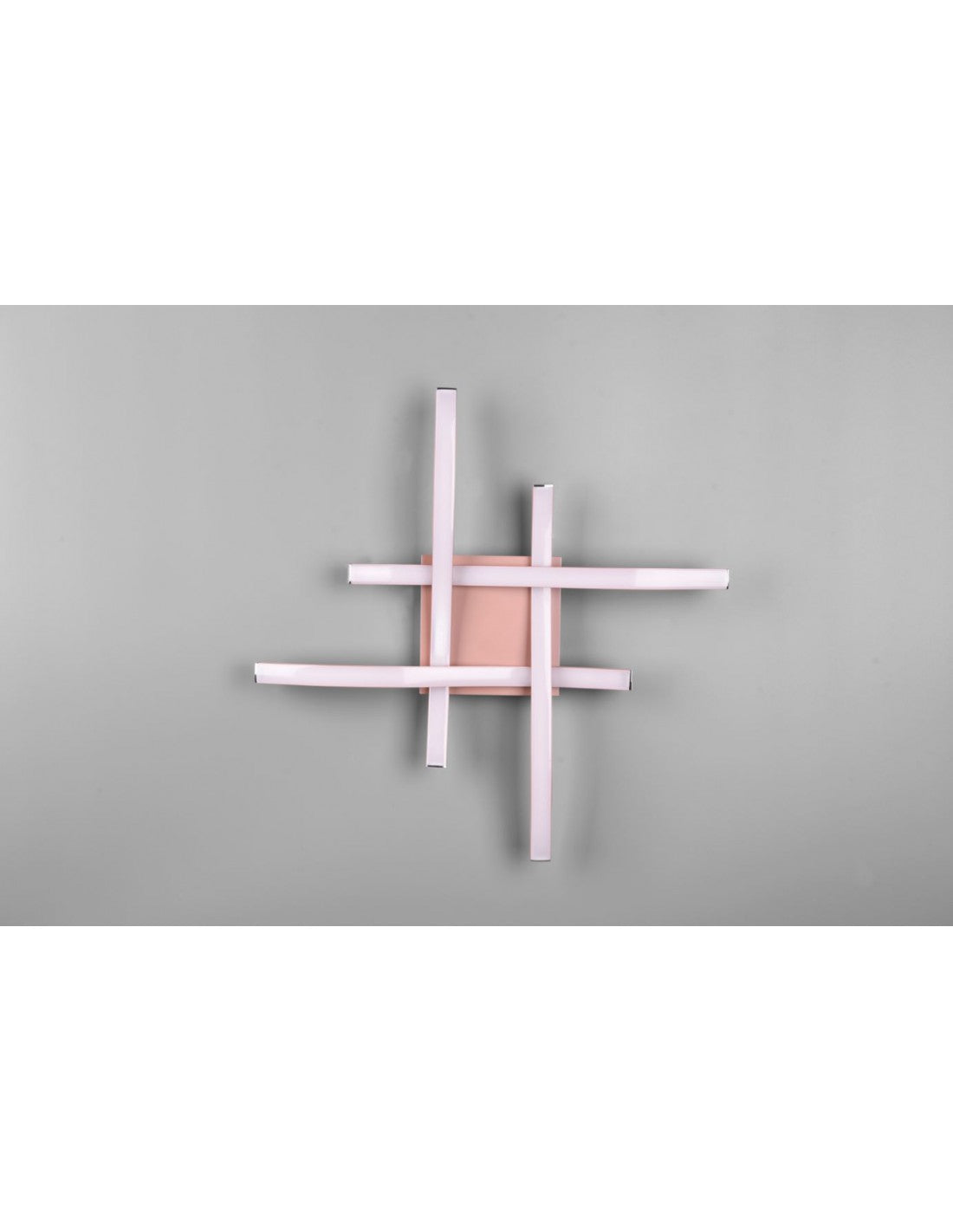 Plafonnier moderne Design Hashtag Route Rose Gold Led 4000k Trio Lighting