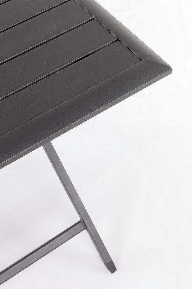 Table d'extérieur ELIN aluminium anthracite 110x70x h71 cm