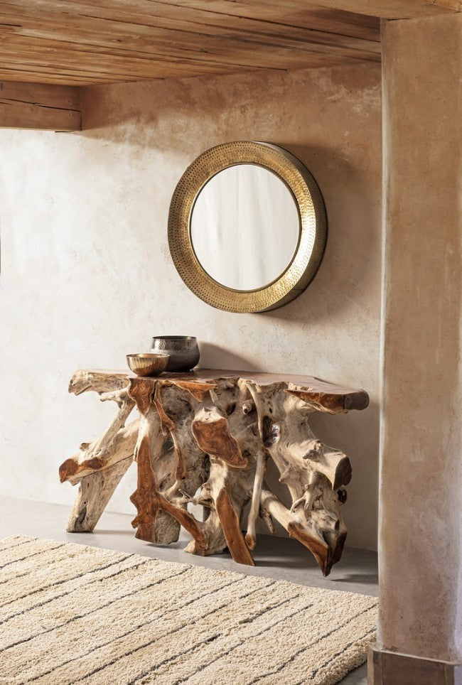 Tapis Linee Avorio 140x200 en coton