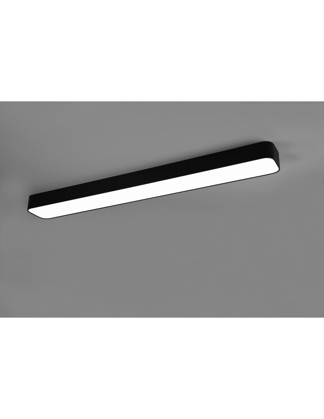 Plafonnier Baguette Rectangulaire Asterion Led 37w Noir Trio Lighting