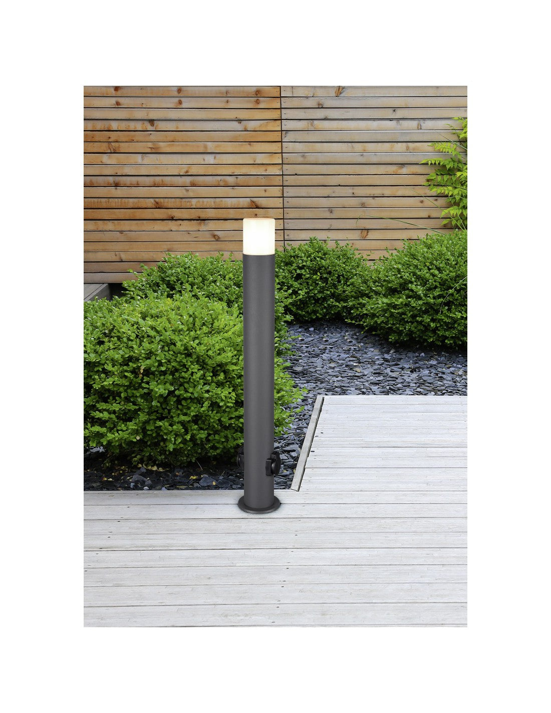 Poteau extérieur Hoosic 1xE27 Anthracite H80 cm IP44 Trio Lighting