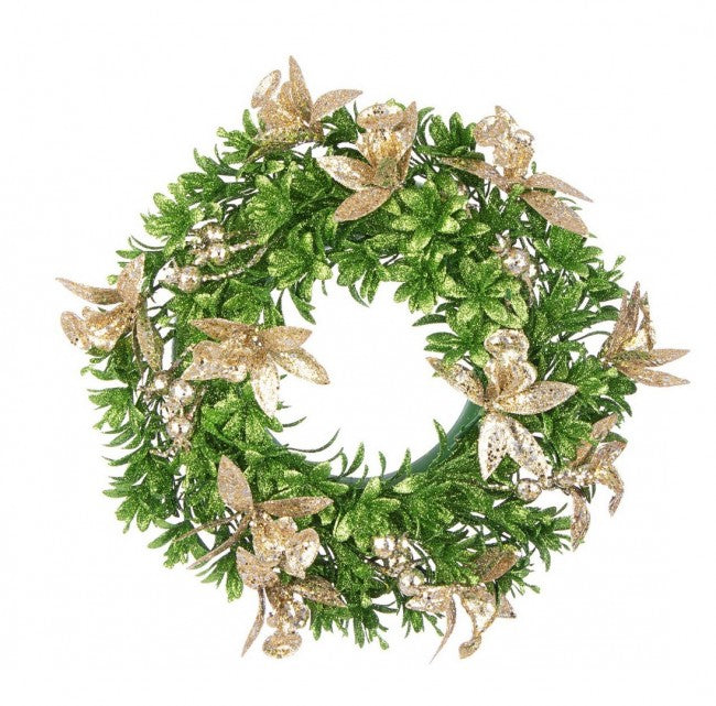 8x Couronne Bethany Champagne D30