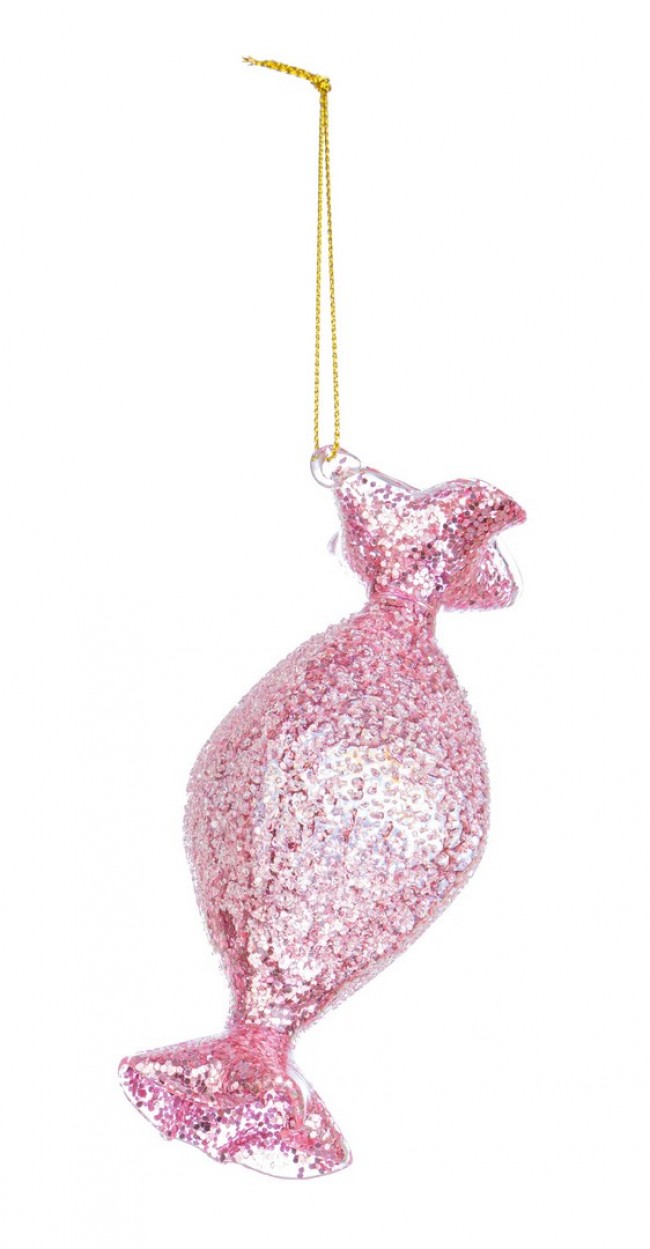 12x Pendentif Vt Toffee Rose 4,6X11,9H