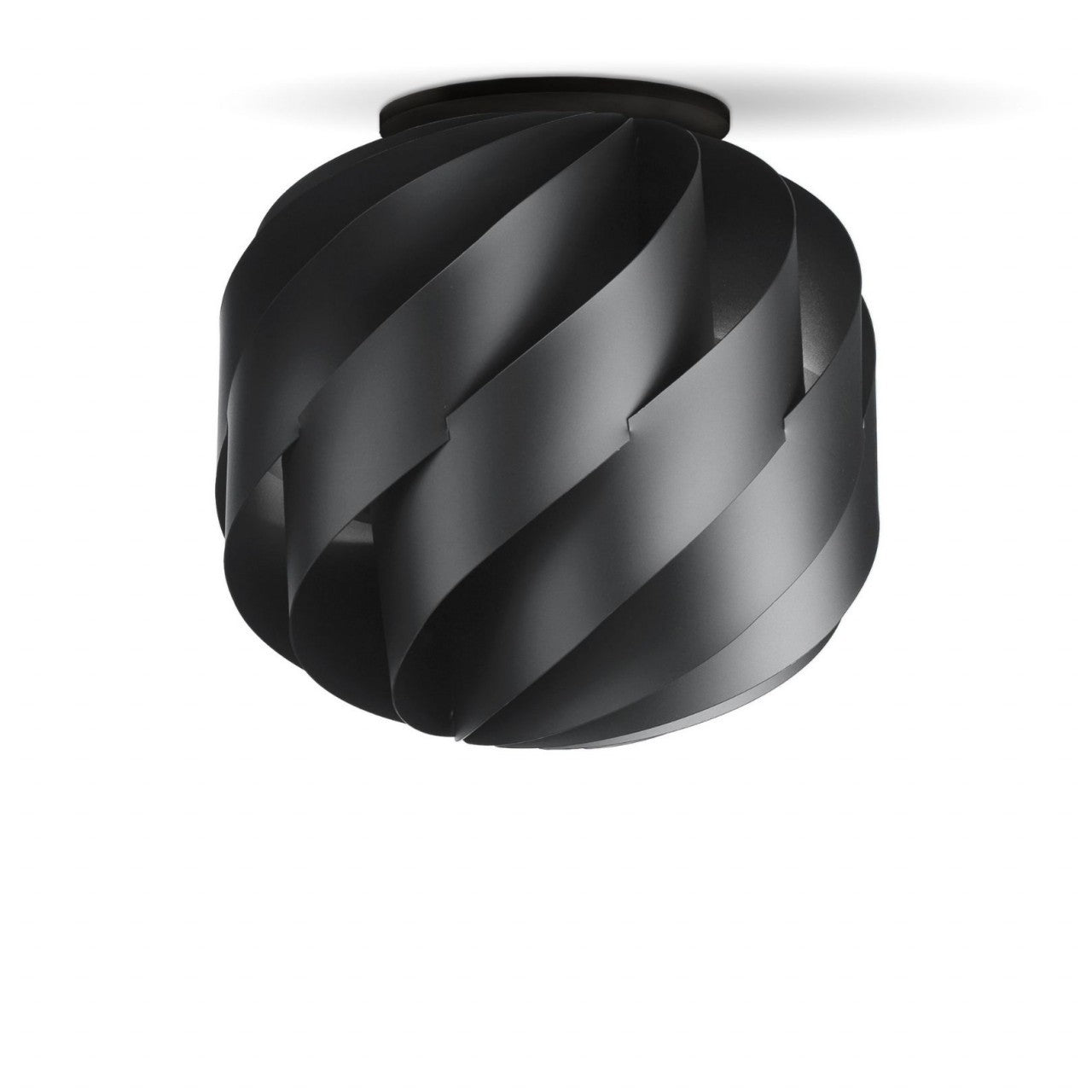 Plafonnier noir cm. 40x39h