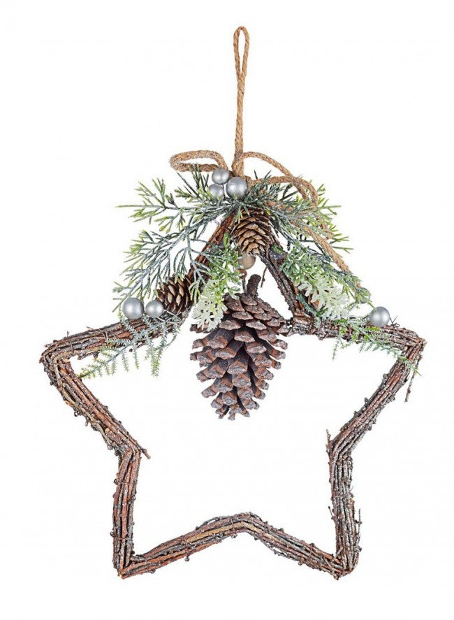 8x Pendentif étoile de baie en argent Reynard