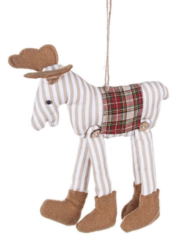 8x Pendentif rayé élan de York