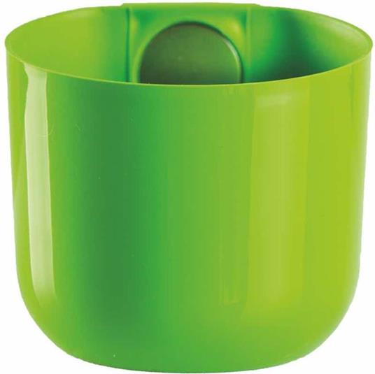 Pot magnétique Magnetika Hello Green de 6 cm pour plantes et fleurs d'extérieur dans le jardin