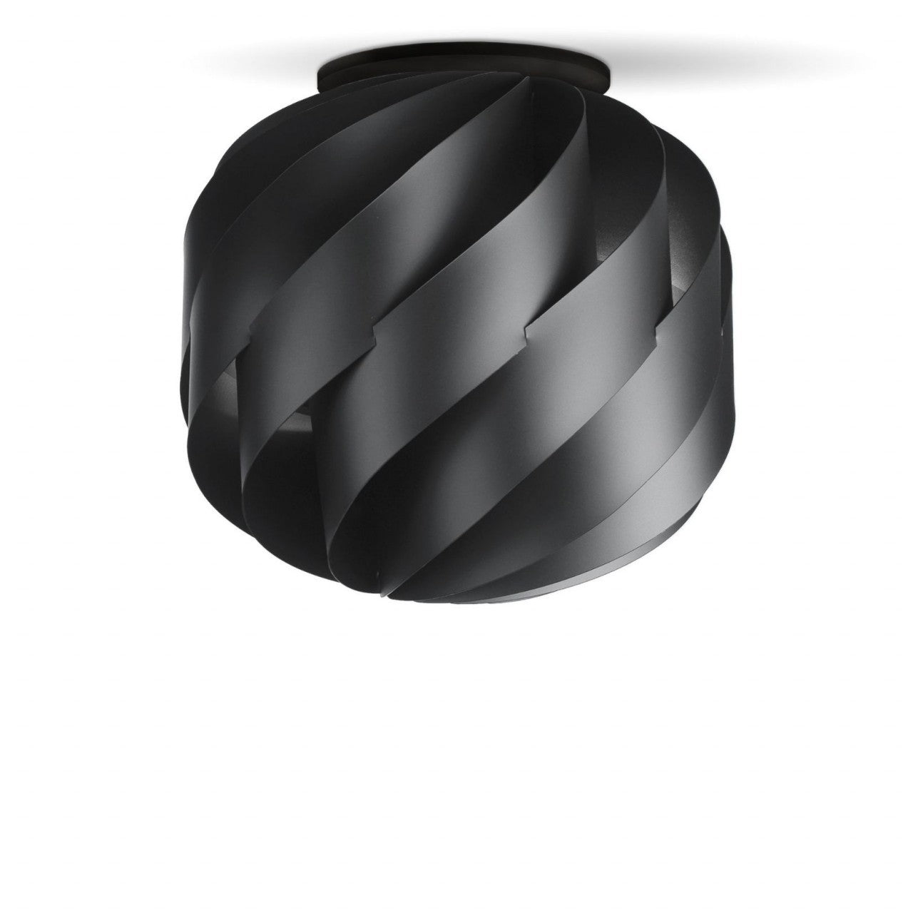 Plafonnier noir cm. 25x24h