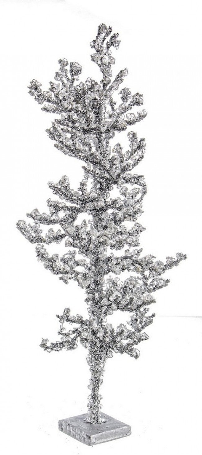 2x décoration en argent arctique