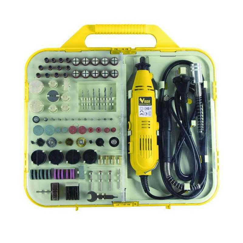 Kit multi-outils Vigor Vum-165 - 165 pièces, 130 watts