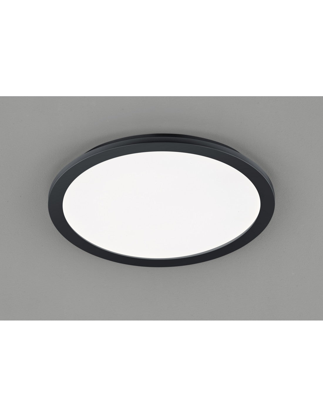 Plafonnier Rond Camillus Dimmable Noir LED IP44 Ø40 cm Trio Lighting