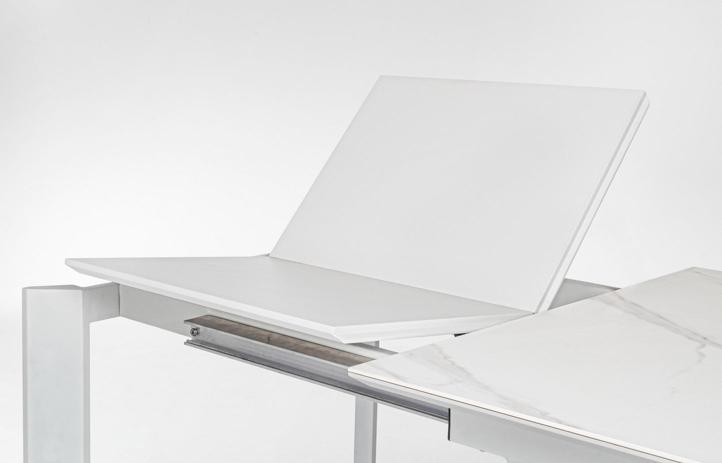 Table extensible Briva blanc gris