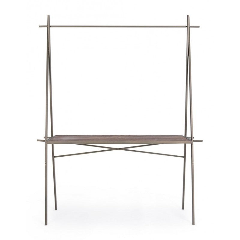 Table vitrine industrielle rectangulaire 98h cm