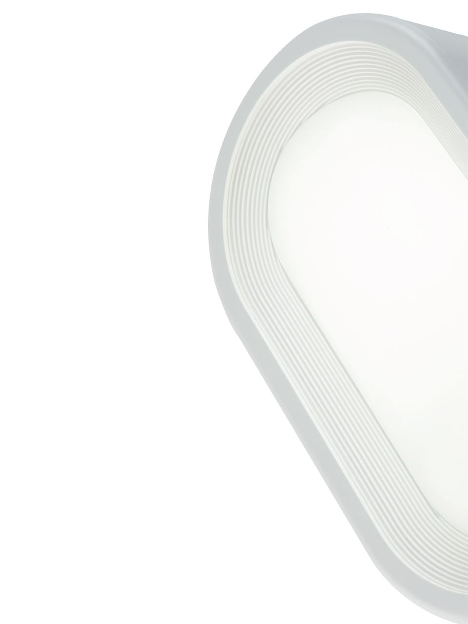 Plaf.Ovale 18W LED 4000K ligne orion blanche