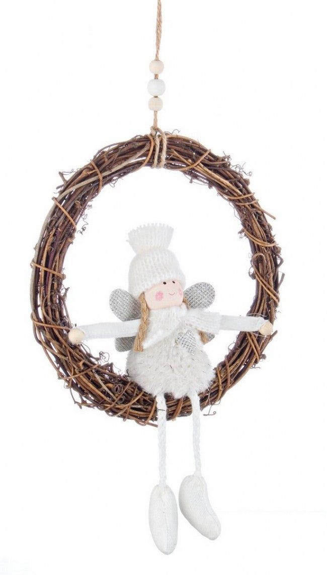 6x Pendentif Ange Blanc Kathy C