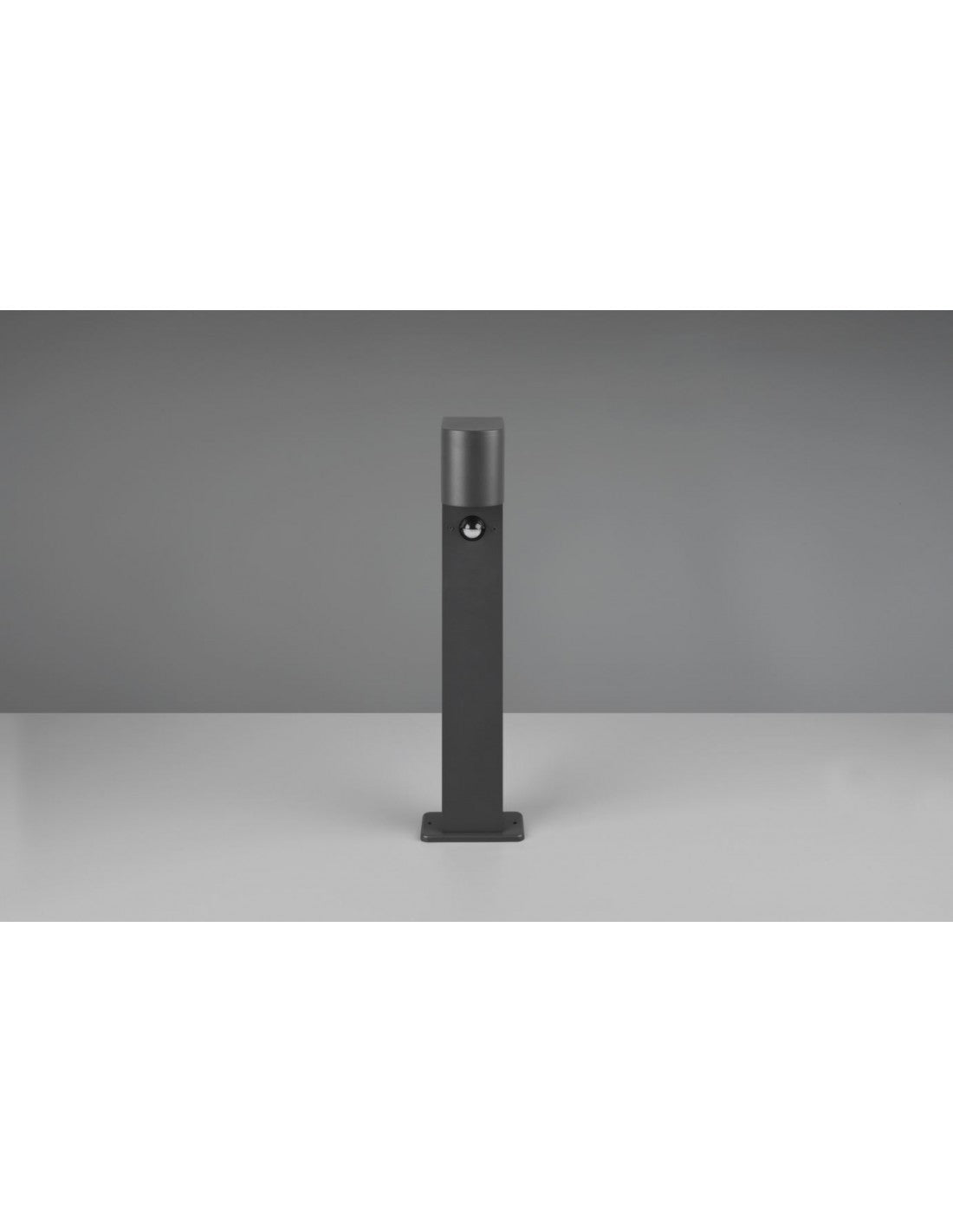 Borne Basse de Jardin 1xGU10 Roya Anthracite IP44 Détecteur de Mouvement Trio Éclairage