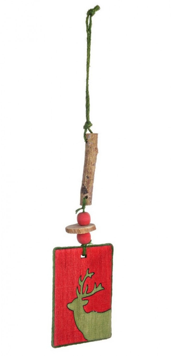 12x Pendentif Renne Rectifié Bormio