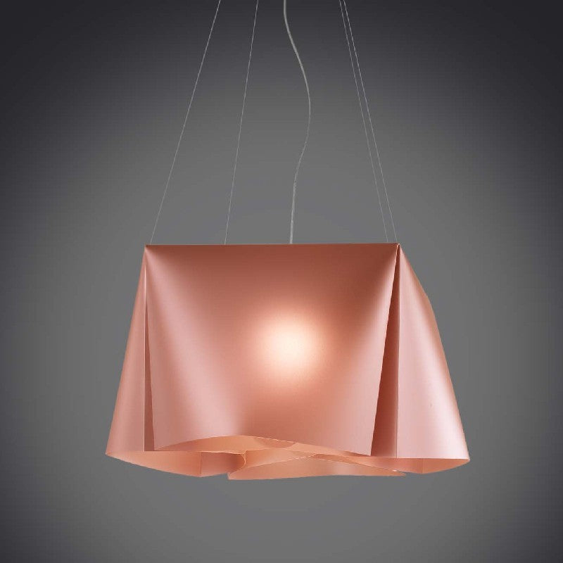 Lustre suspension WANDA à cinq lumières en Cuivre Polilux diamètre 59x h31 cm