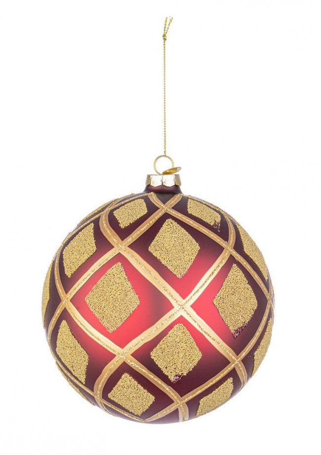 6x sphère Vt à reflets rouges