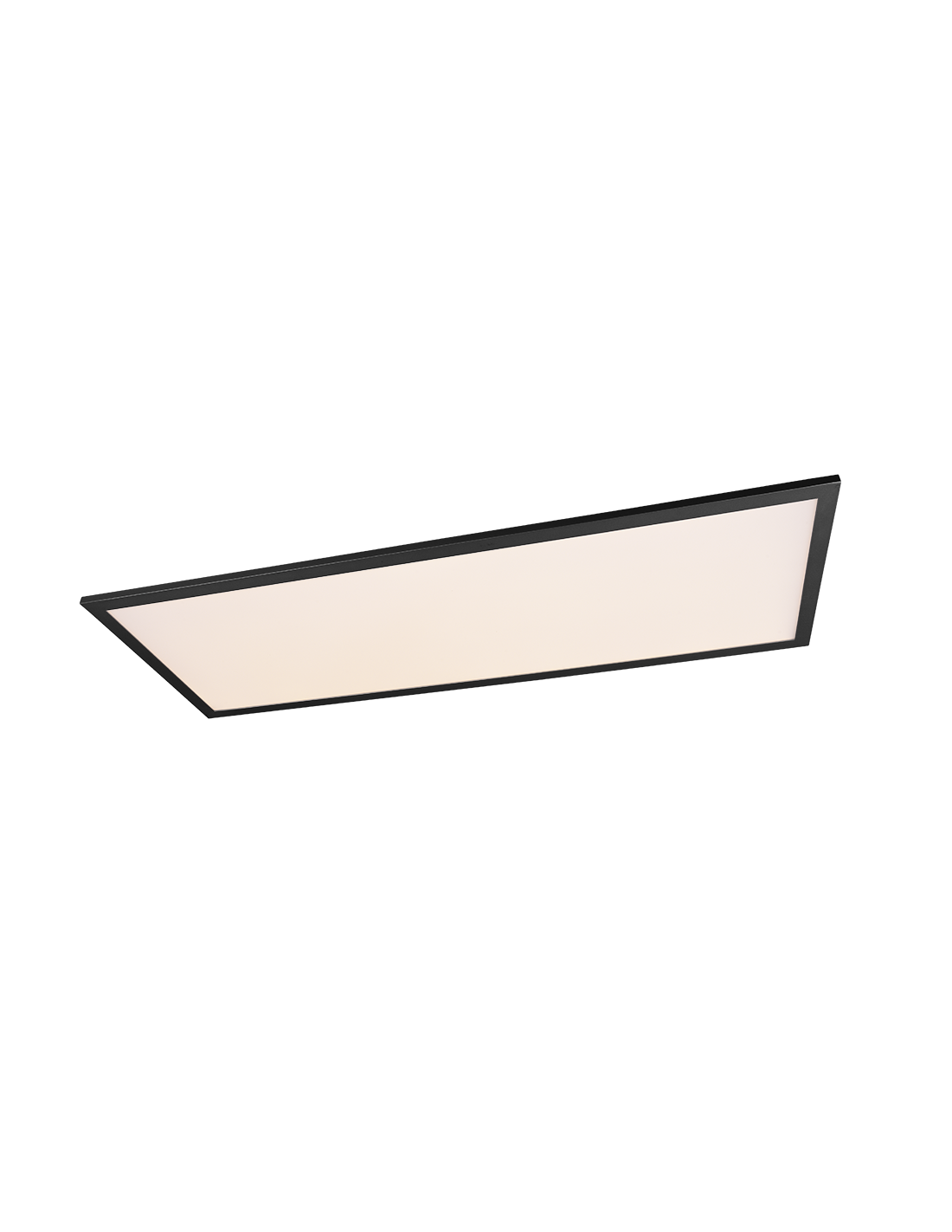 Gradateur LED moderne 34w Alpha noir Trio éclairage applique plafonnier