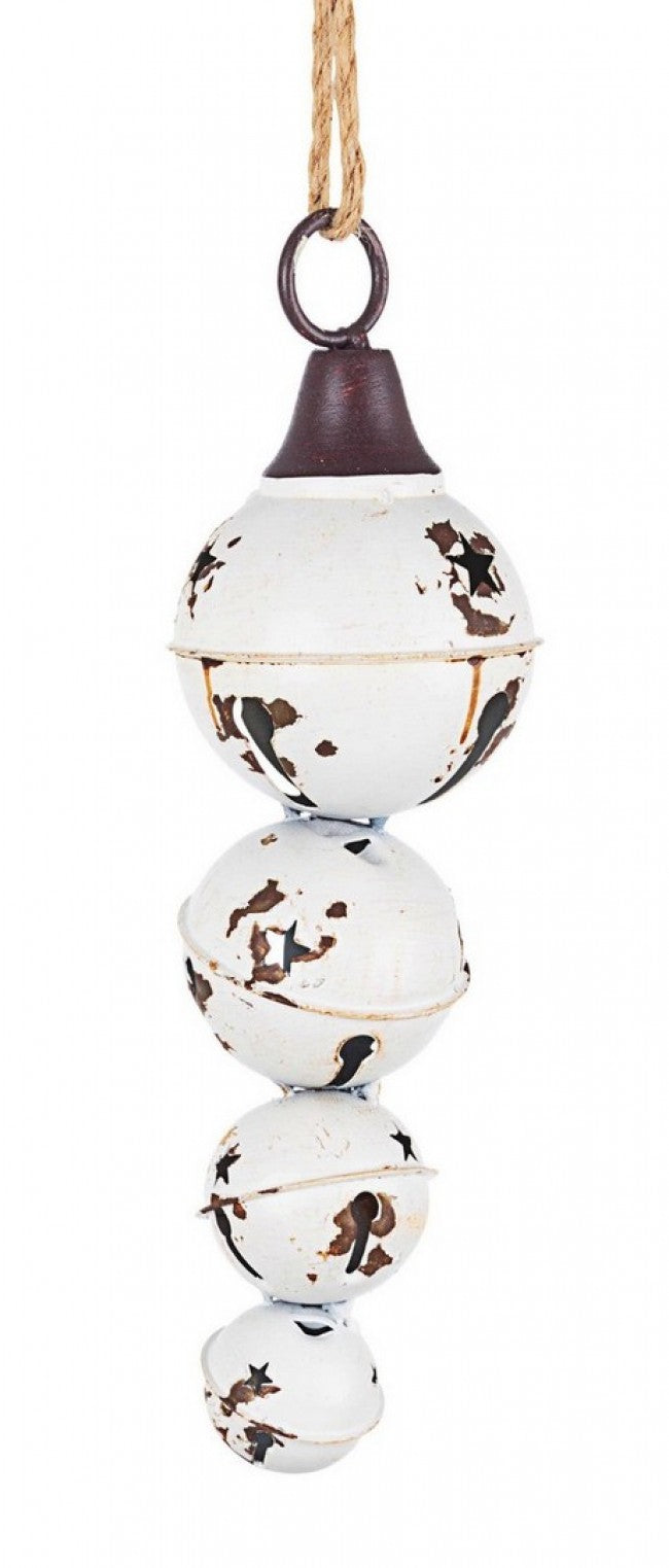 8x 4F Cloche Met Pendentif Blanc