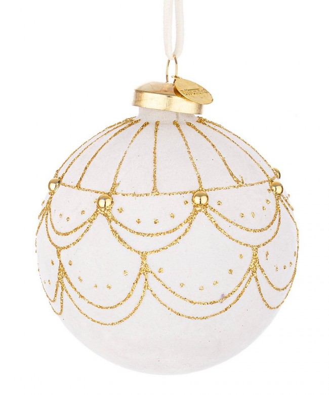 12x Sphère Vt Letizia Blanc D80