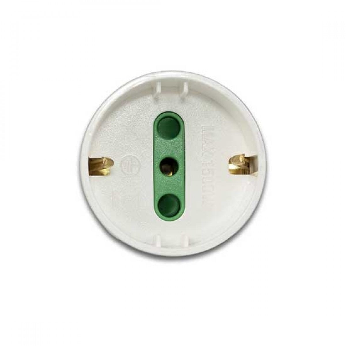 Adaptateur de prise asymétrique à faible encombrement, prise 2P T 10A