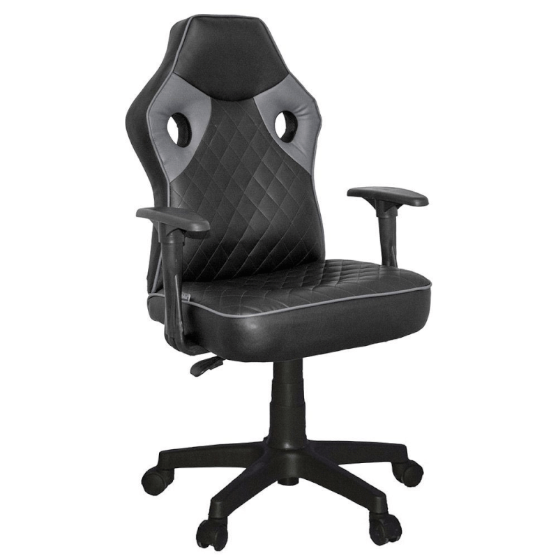 Fauteuil de bureau gaming Spider noir gris