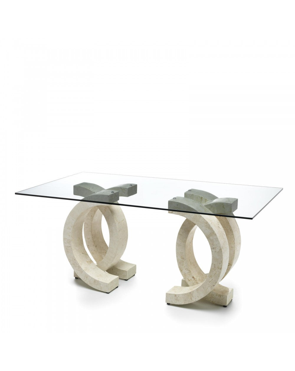 Table fixe 180 x 100 - Transparente - Olimpia