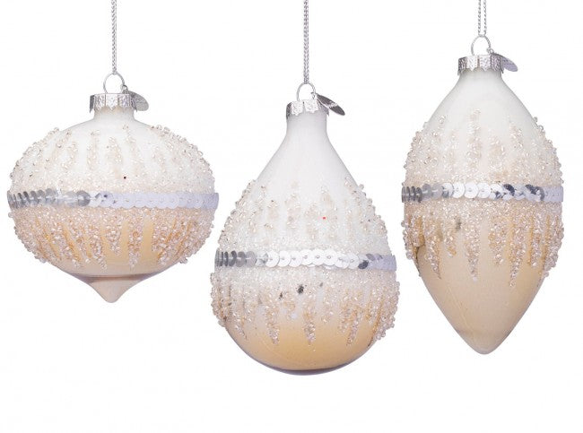 12x Pendentif Vt Show Blanc