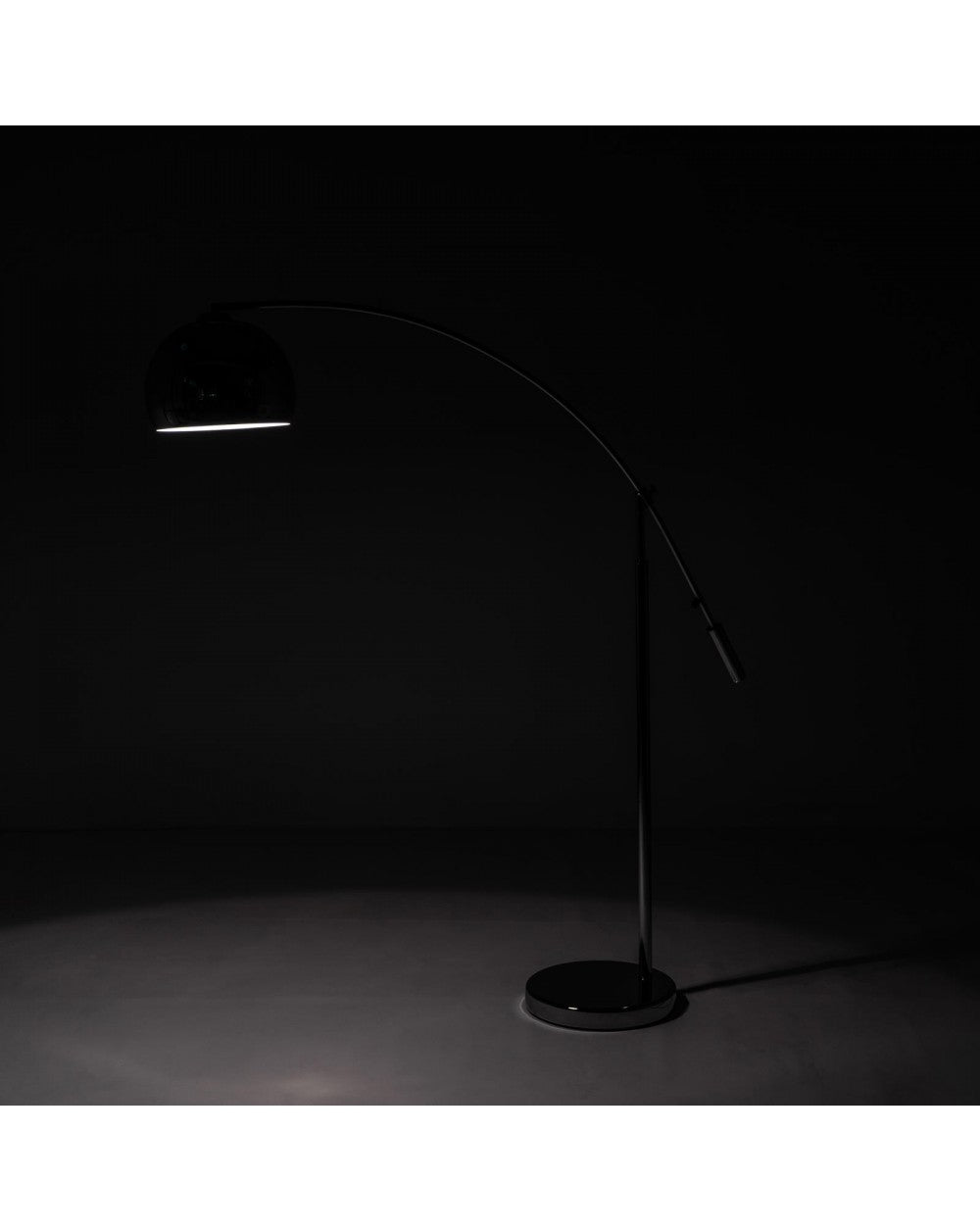 Lampadaire Manhattan en métal gris STS