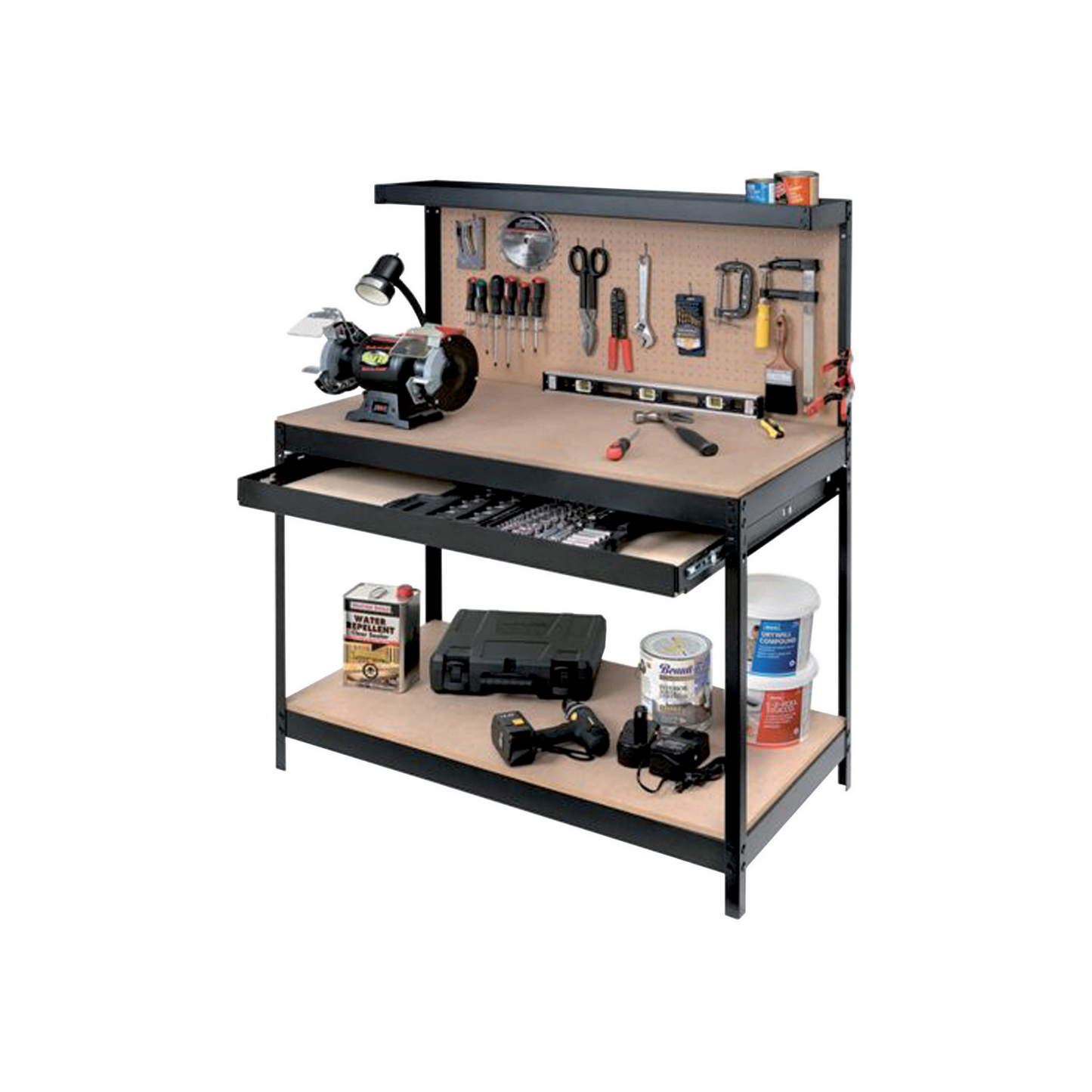 Établi cm. 121x61x93-150h