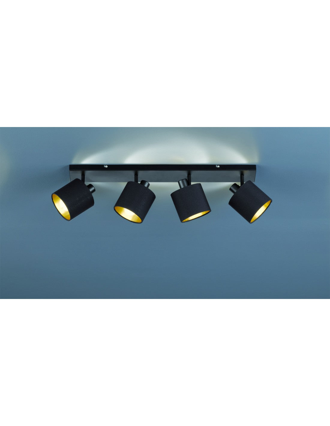 Spot Tommy 4xE14 Spot Noir L70 cm Trio Lighting