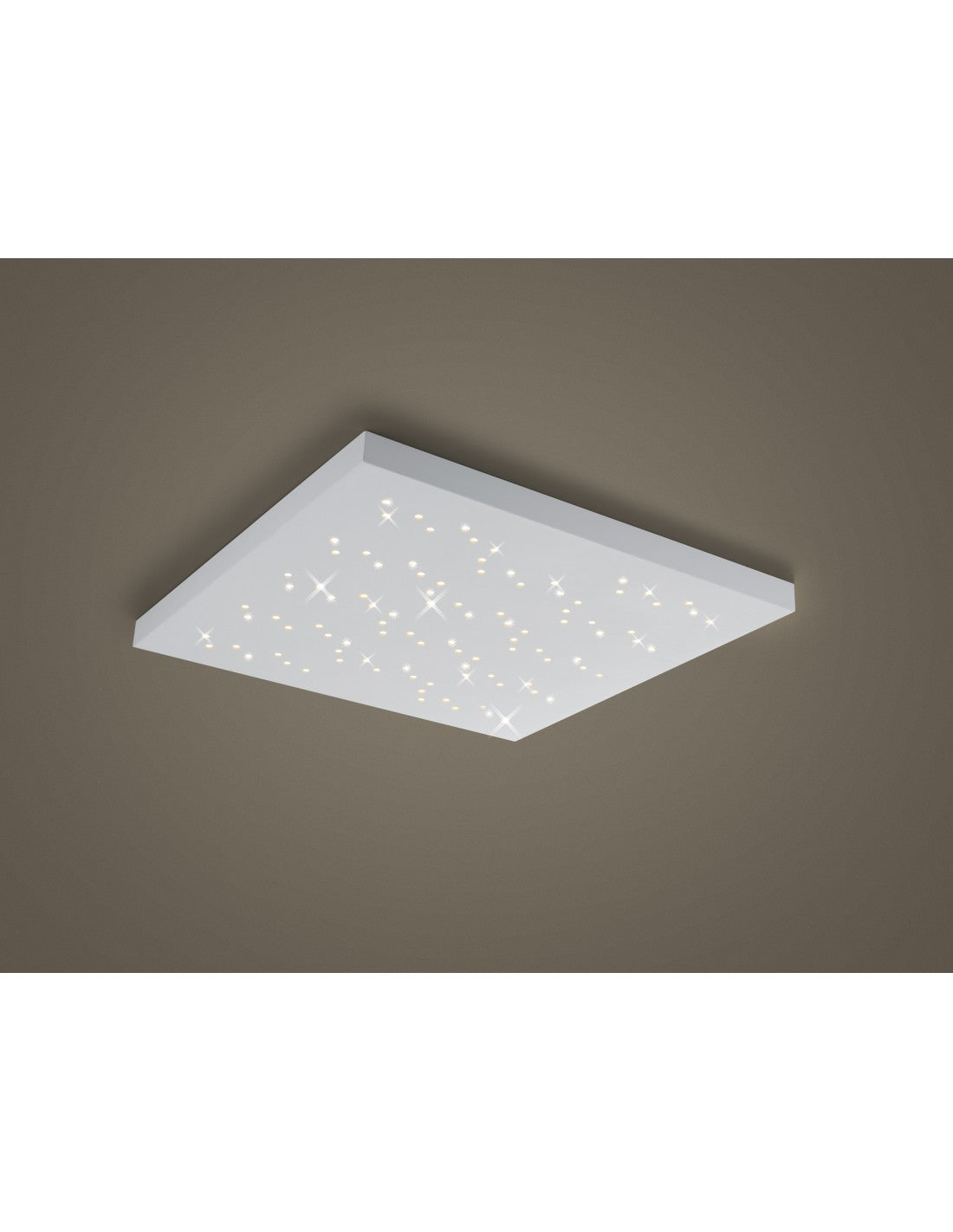Plafonnier Titus Carré Gradable Blanc 75x75 cm Trio Lighting
