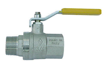 Robinet à tournant sphérique de gaz MF avec levier de 2" de long