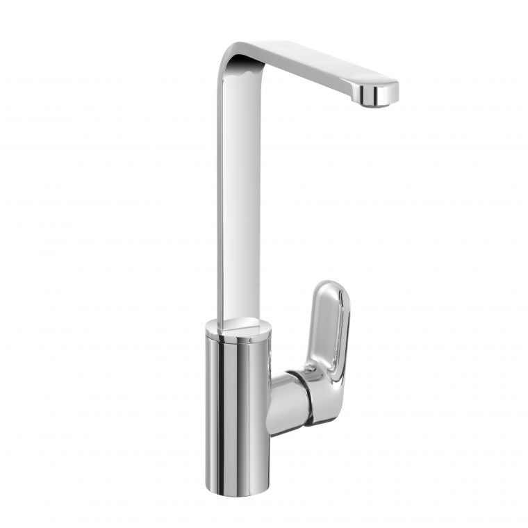 Mitigeur d'évier en acier à bec carré Série KREO