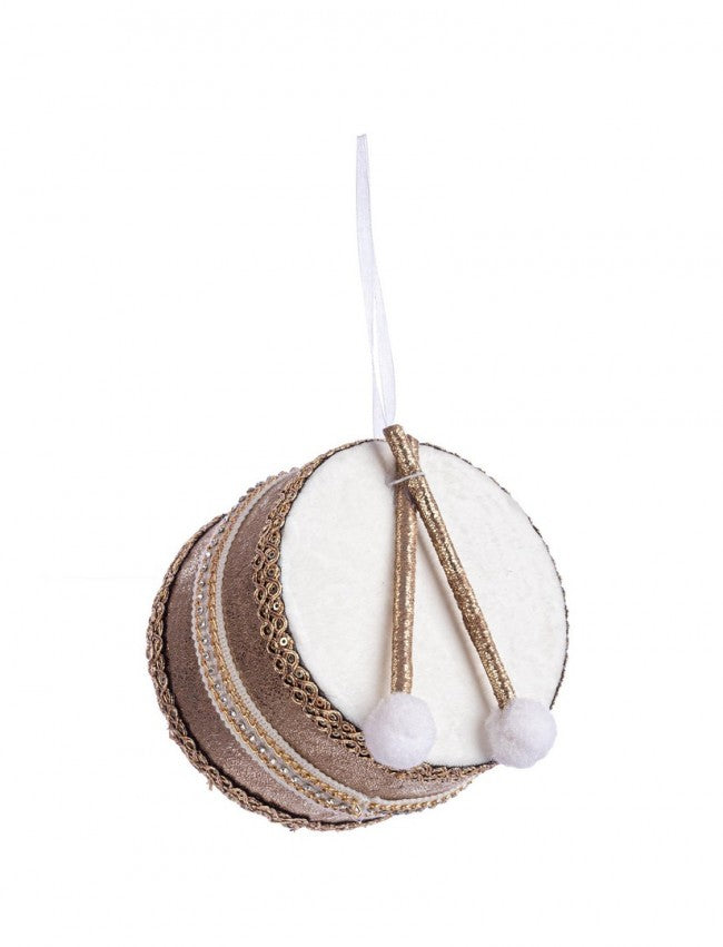 4x Pendentif tambour blanc Witney