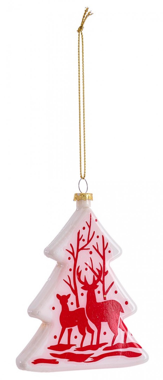 12x Suspension Renne Vt Pin Blanc