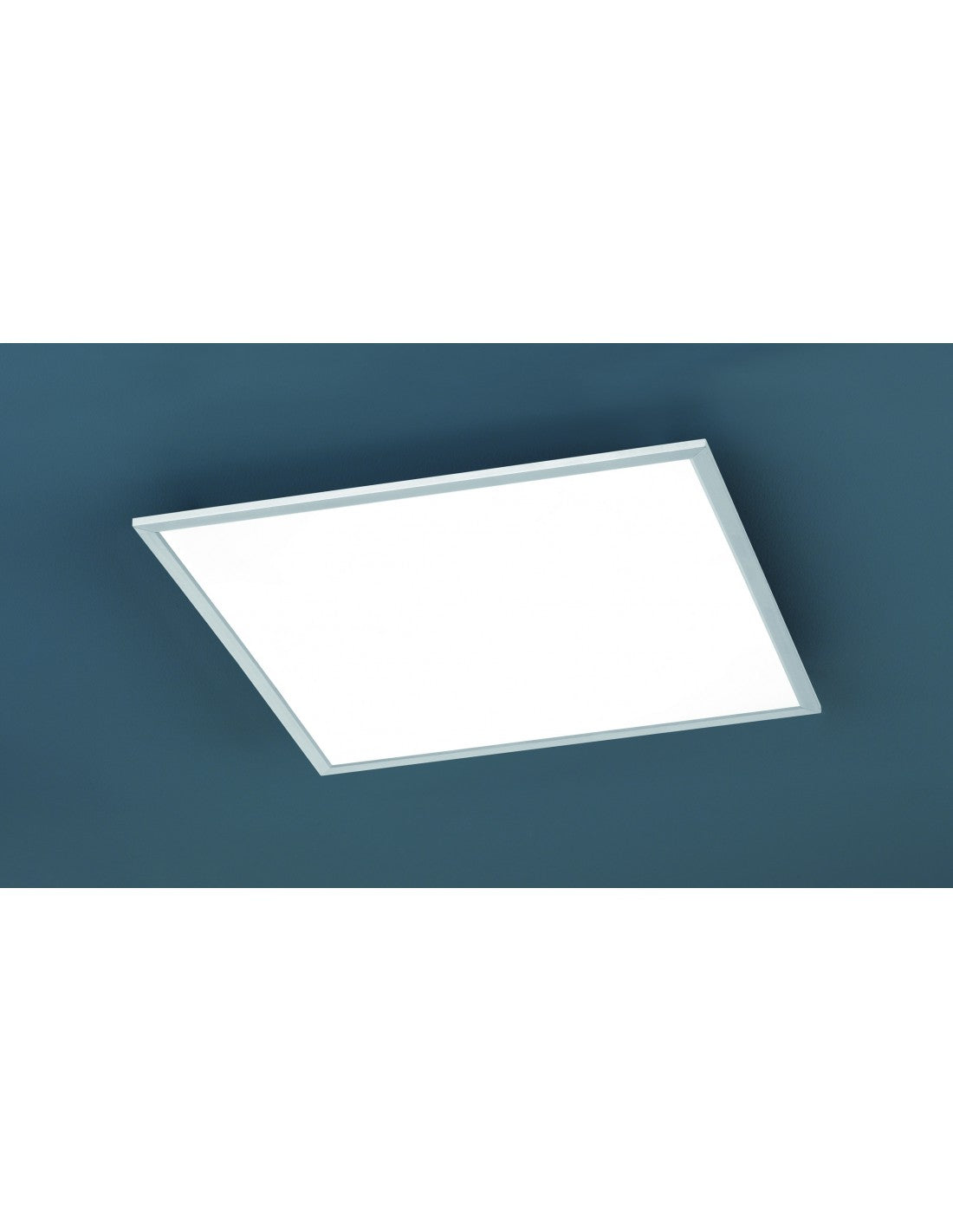 Plafonnier Carré Panneau LED Variateur Nickel Phoenix 62x62 cm Trio Lighting