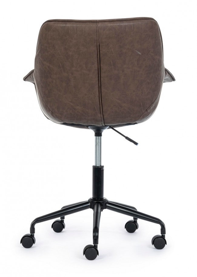 Fauteuil de bureau Joshua marron