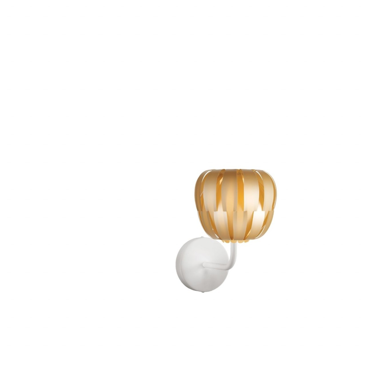 Nouvelle applique dorée en métal Cm. 19x25x26h