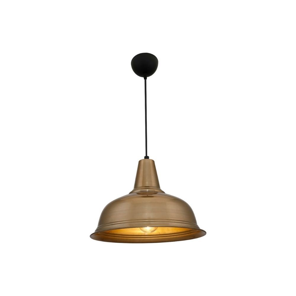 Lampe à suspension Tampa ASZ1343 avec diffuseur en bronze