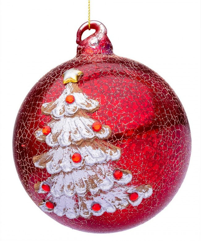 8x Sphère Vt Pin Rouge Floride D100