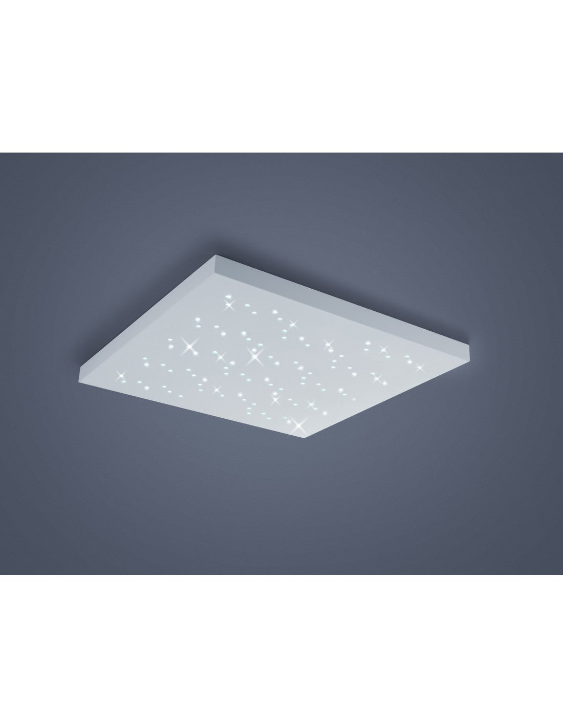 Plafonnier Titus Carré Gradable Blanc 75x75 cm Trio Lighting