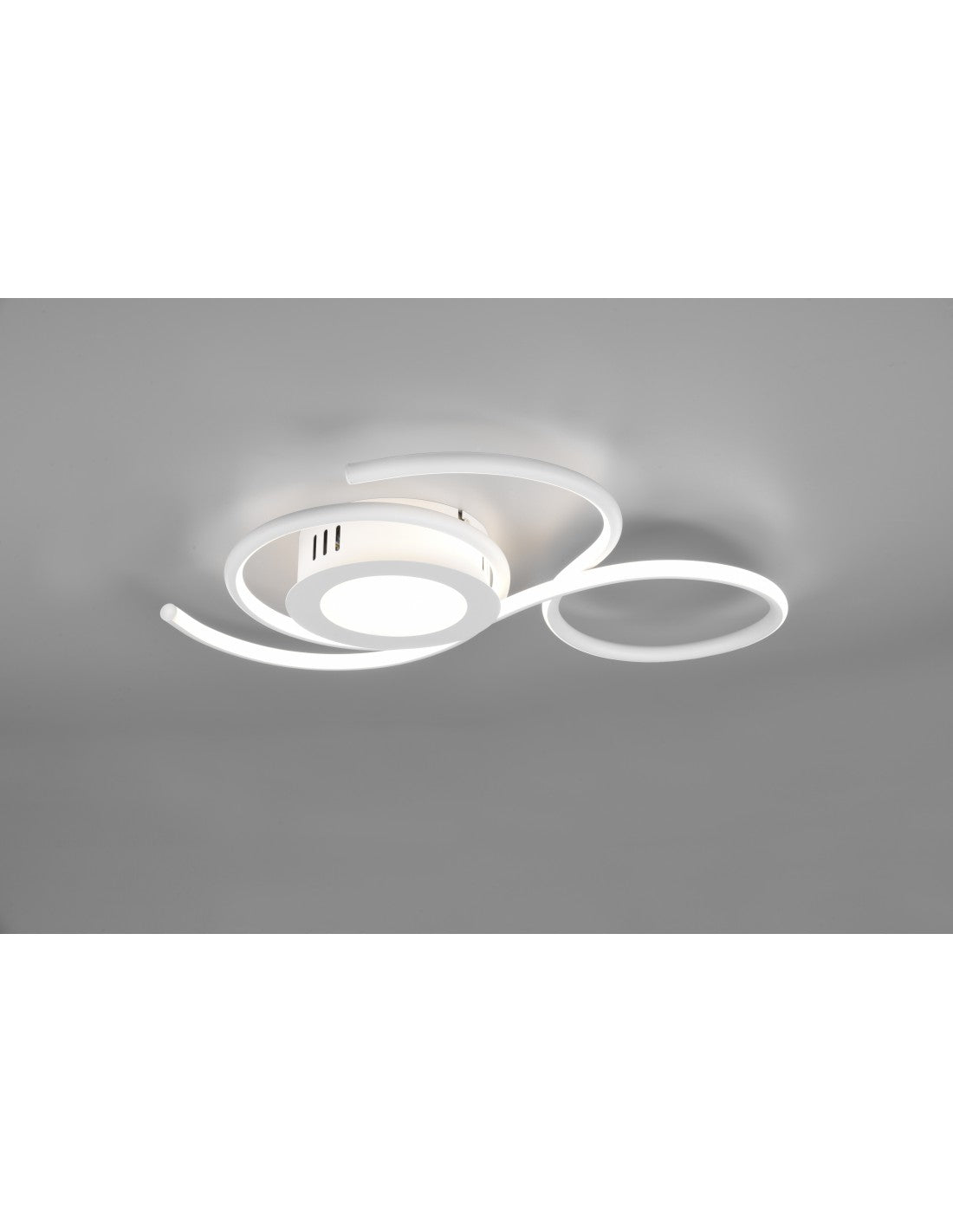 Plafonnier Design Moderne Led Gradateur Jive Blanc Trio Lighting