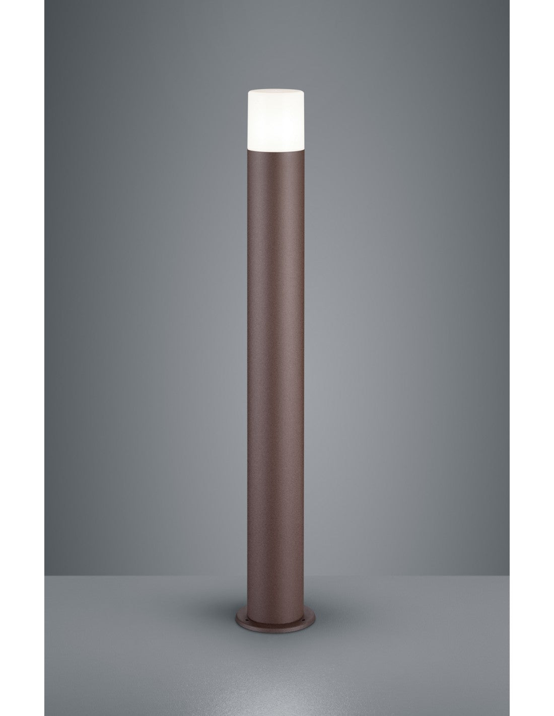 Poteau extérieur Hoosic 1xE27 Rouille H80 cm IP44 Trio Lighting